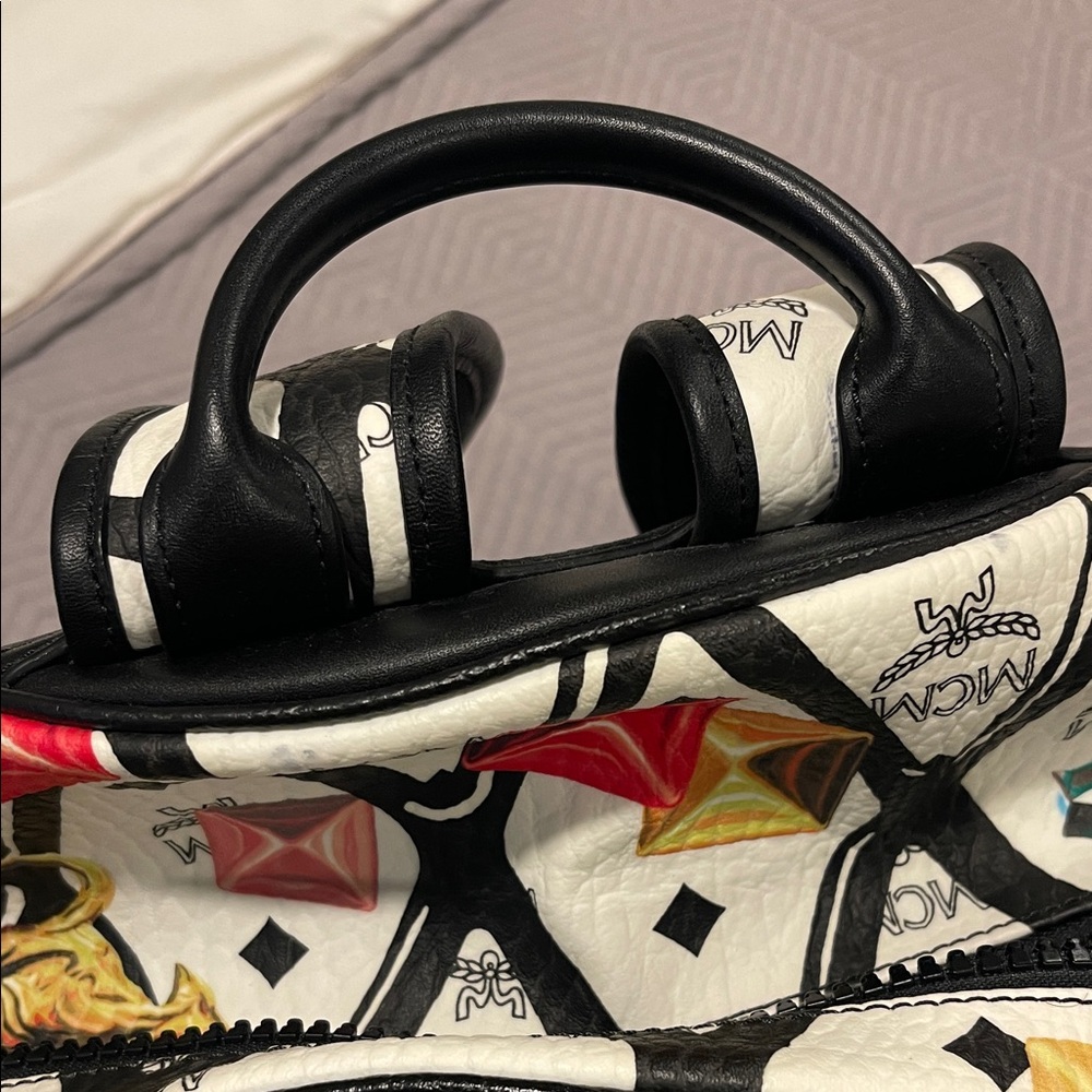 Mcm Multicolor Graphic Backpack - image 7